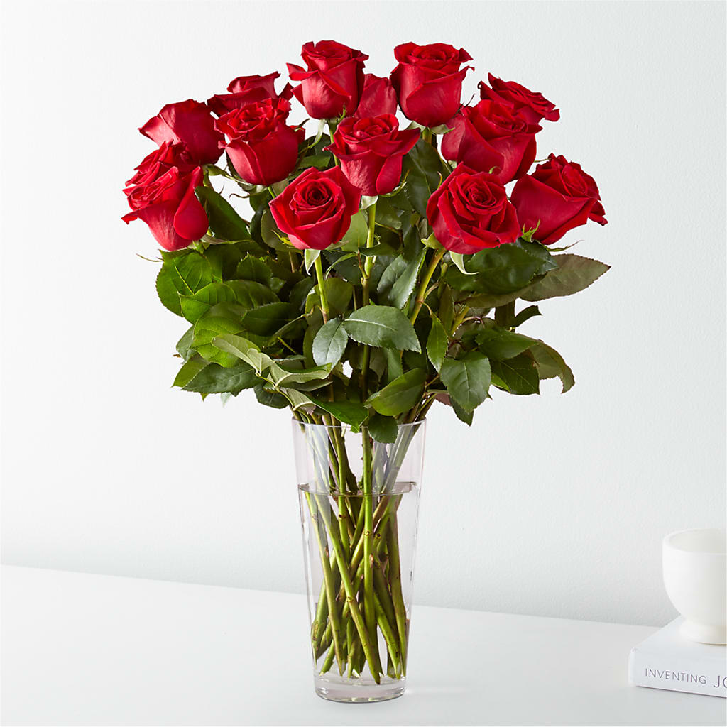 Long Stem Red Rose Bouquet – FLOWER'S SMILING DESIGNS, Manchester NJ