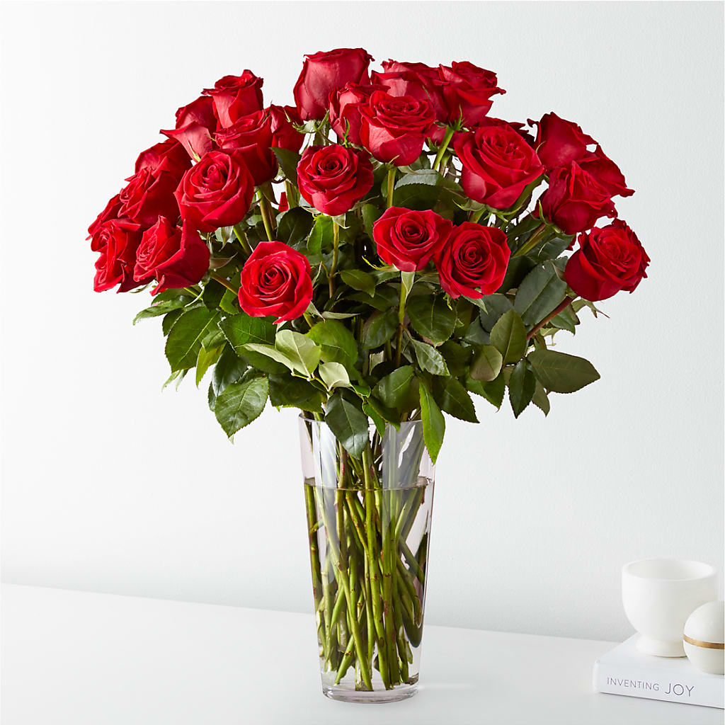Long Stem Red Rose Bouquet – FLOWER'S SMILING DESIGNS, Manchester NJ