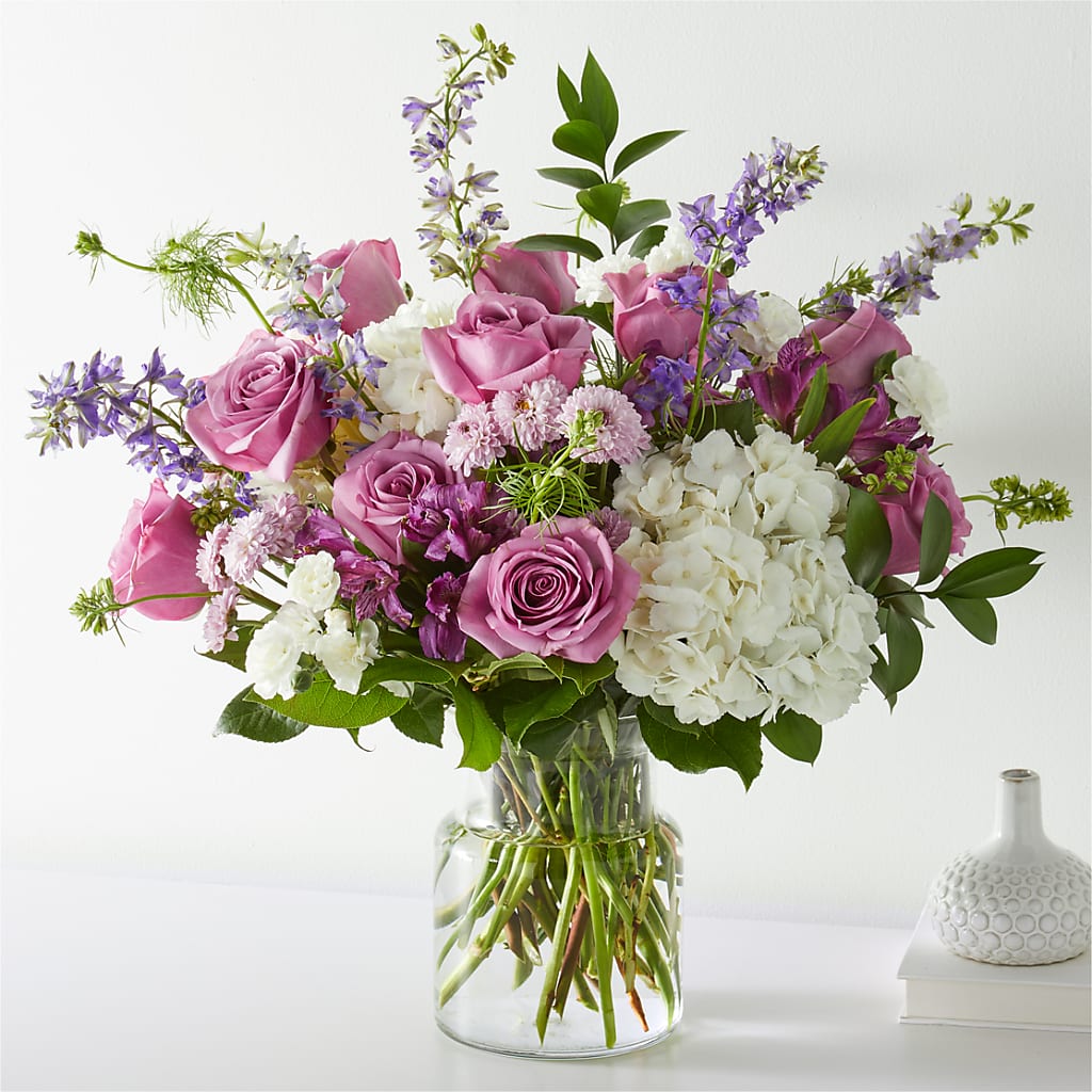 Violet Caress Bouquet – FLOWER'S SMILING DESIGNS, Manchester NJ