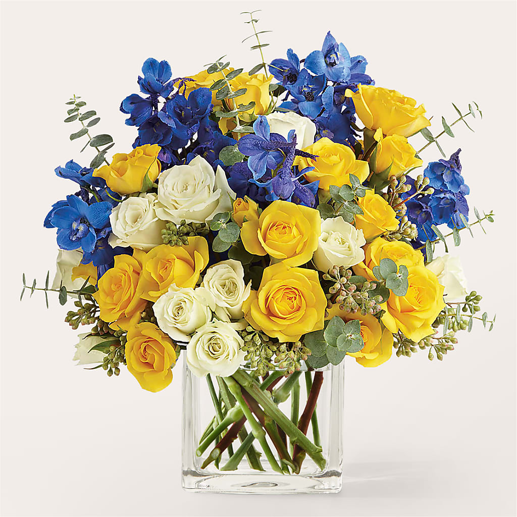 Sparkling Citrine Bouquet – FLOWER'S SMILING DESIGNS, Manchester NJ