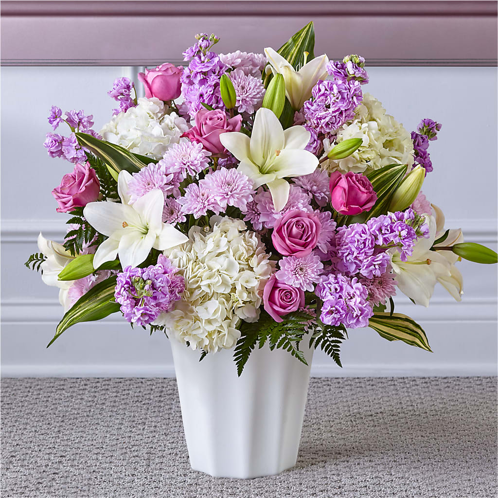 Heaven Sent Floor Basket – FLOWER'S SMILING DESIGNS, Manchester NJ