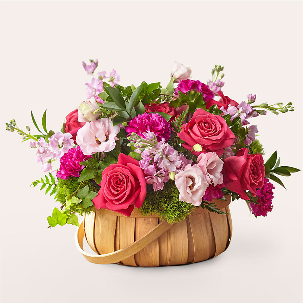 Radiance in Bloom Basket – FLOWER'S SMILING DESIGNS, Manchester NJ