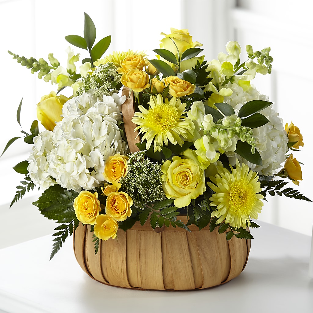 Rustic Remembrance Basket – FLOWER'S SMILING DESIGNS, Manchester NJ