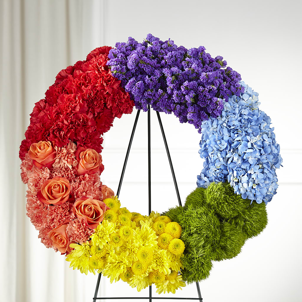 Circle of Love Wreath – FLOWER'S SMILING DESIGNS, Manchester NJ