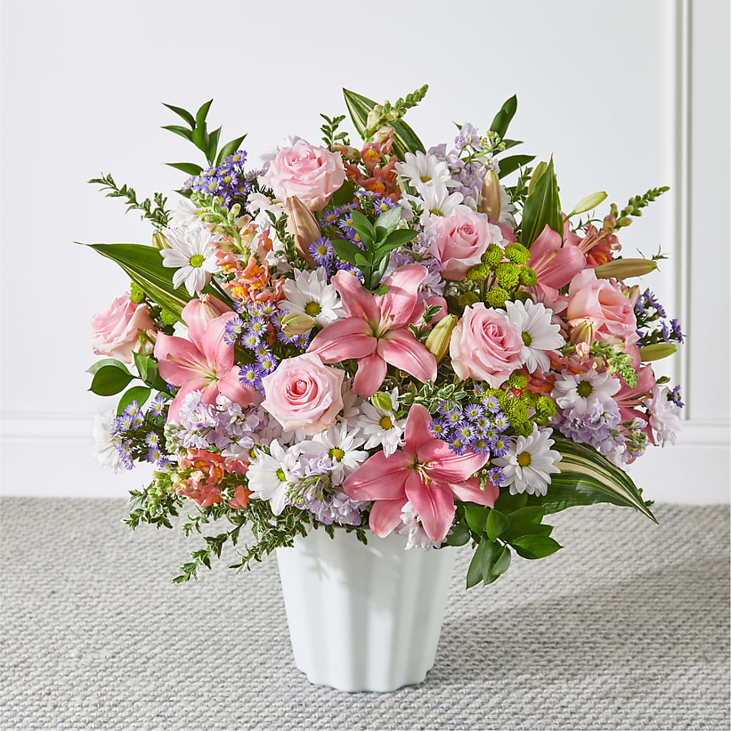 Abundant Compassion Floor Basket – FLOWER'S SMILING DESIGNS, Manchester NJ