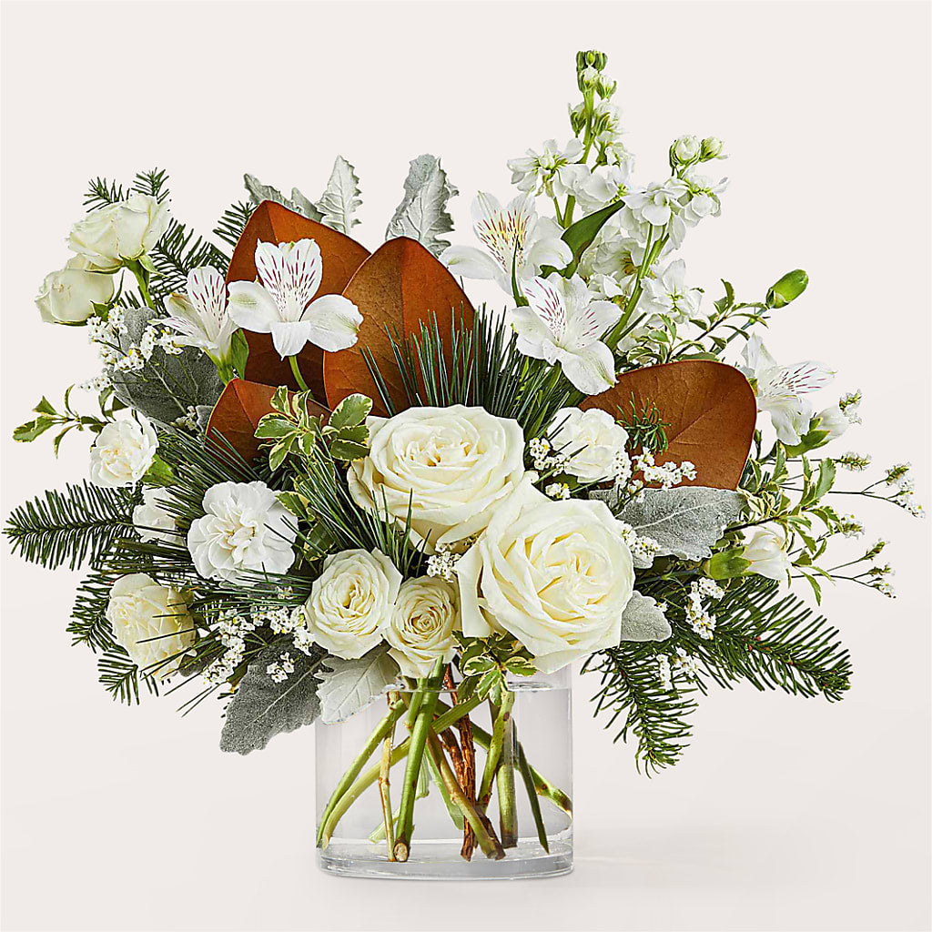 Fresh Snowfall Bouquet – FLOWER'S SMILING DESIGNS, Manchester NJ