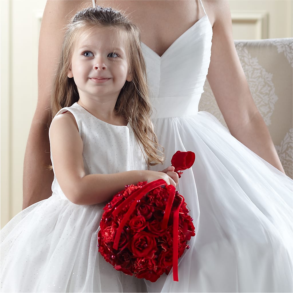 Pure at Heart Flower Girl Arrangement – FLOWER'S SMILING DESIGNS, Manchester NJ