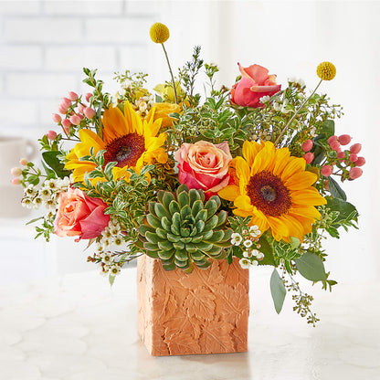Sunflower Season Bouquet – FLOWER'S SMILING DESIGNS, Manchester NJ