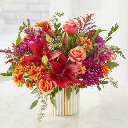 Burgundy Landscape Bouquet – FLOWER'S SMILING DESIGNS, Manchester NJ