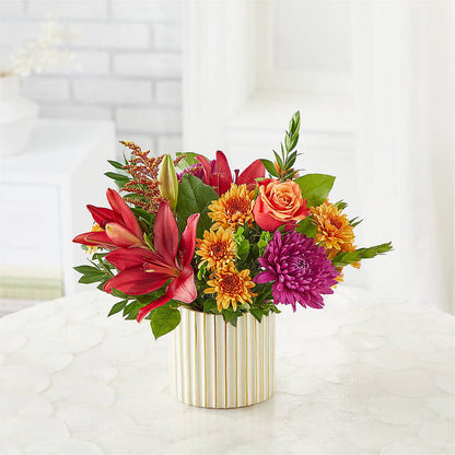 Burgundy Landscape Bouquet – FLOWER'S SMILING DESIGNS, Manchester NJ