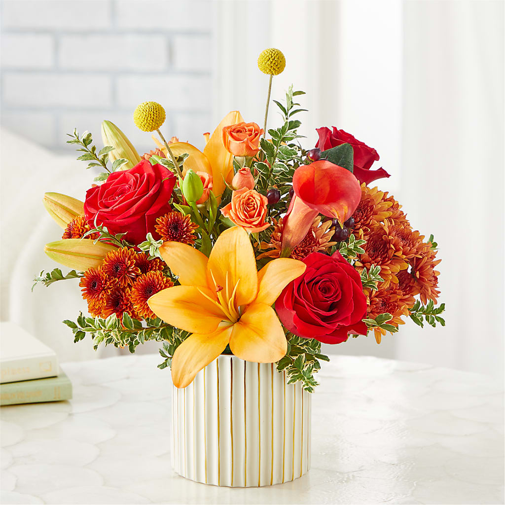 Scarlet Skies Bouquet – FLOWER'S SMILING DESIGNS, Manchester NJ