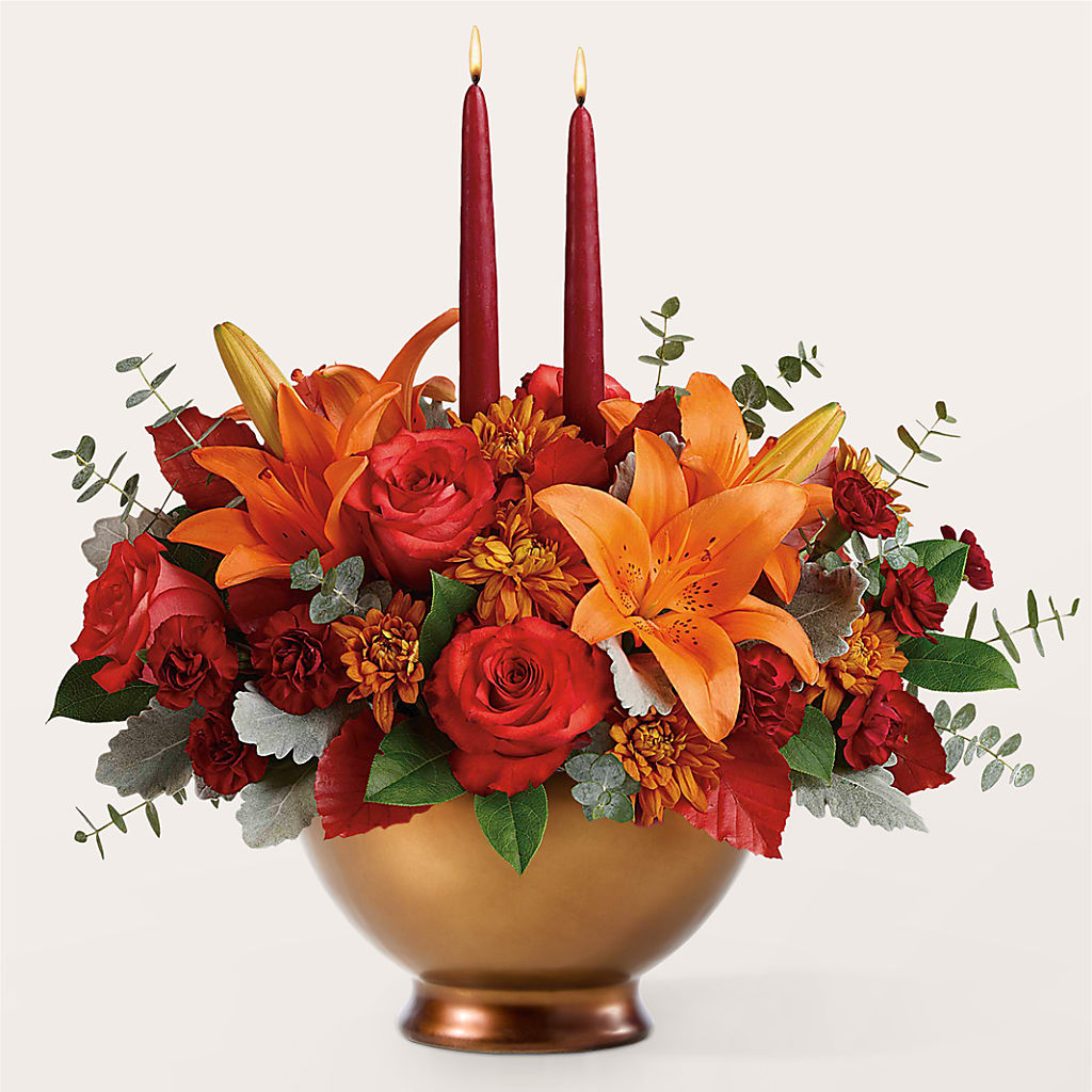 Fruits of Fall Centerpiece – FLOWER'S SMILING DESIGNS, Manchester NJ