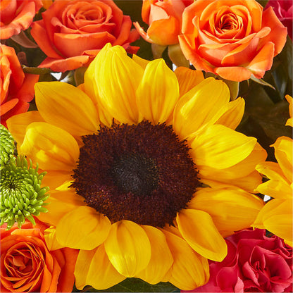 Sun-drenched Blooms Box Bouquet – FLOWER'S SMILING DESIGNS, Manchester NJ