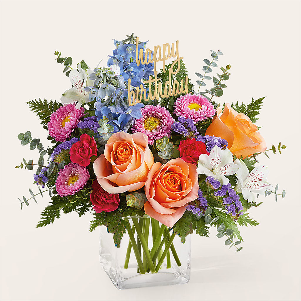 Birthday Bash Bouquet – FLOWER'S SMILING DESIGNS, Manchester NJ