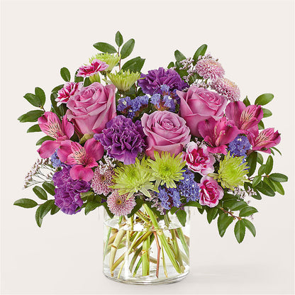 Glass Half Full Bouquet – FLOWER'S SMILING DESIGNS, Manchester NJ