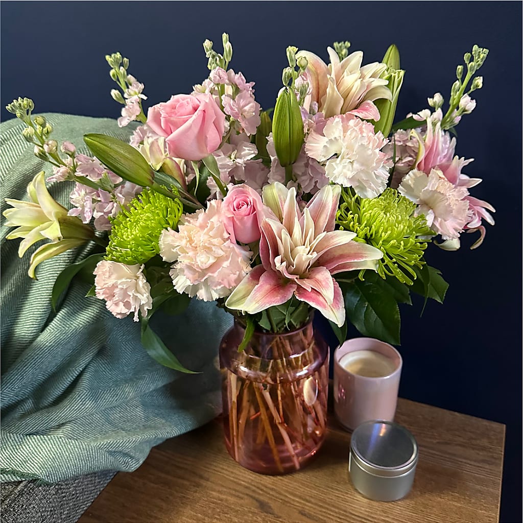 Pretty in Pink Bouquet – FLOWER'S SMILING DESIGNS, Manchester NJ