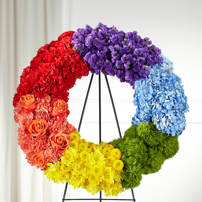 Circle of Love Wreath – FLOWER'S SMILING DESIGNS, Manchester NJ