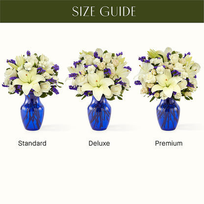 Sapphire Rush Bouquet – FLOWER'S SMILING DESIGNS, Manchester NJ