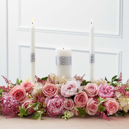 Worldwide Romance Unity Candle Arrangement – FLOWER'S SMILING DESIGNS, Manchester NJ
