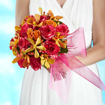 Brilliant Shades of Love Bouquet – FLOWER'S SMILING DESIGNS, Manchester NJ